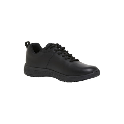 King Gee K22245 Superlite Leather Lace Up Work Shoes - Black
