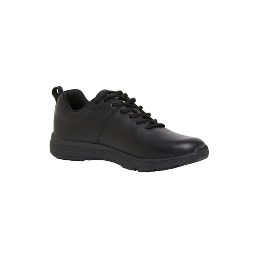 King Gee K22245 Superlite Leather Lace Up Work Shoes - Black