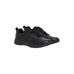 King Gee K22245 Superlite Leather Lace Up Work Shoes - Black