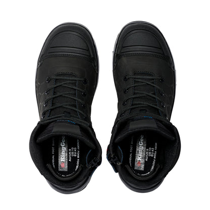 King Gee K27145 Quantum Hybrid Composite Toe Work Boots 5" - Black
