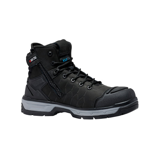 King Gee K27145 Quantum Hybrid Composite Toe Work Boots 5" - Black