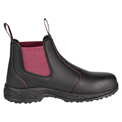King Gee K27390 Women's Tradie Gusset Composite Cap Work Boots - Black