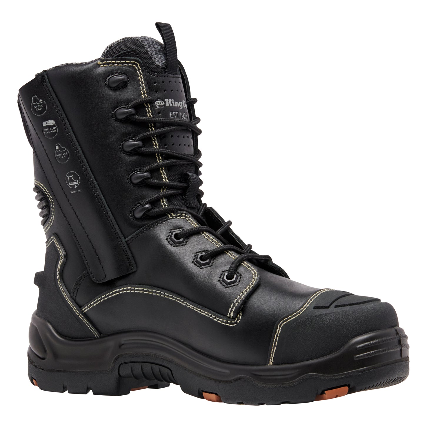 King Gee K27996 ONYX 8Z Metguard Puncture-Resistant Work Boot - Black