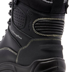 King Gee K27998 ONYX 6Z Puncture-Resistant Work Boot - Black