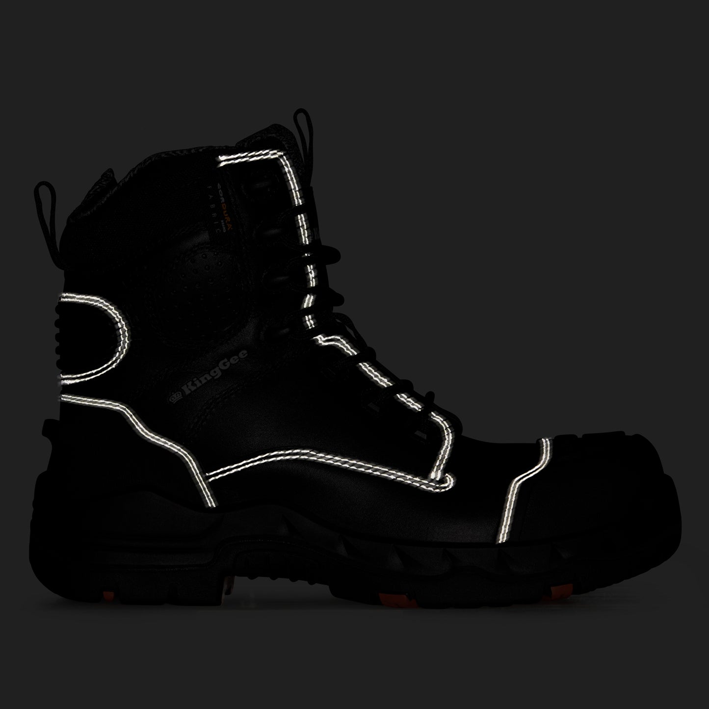 King Gee K28002 Women's ONYX 6Z Puncture-Resistant Work Boot - Black