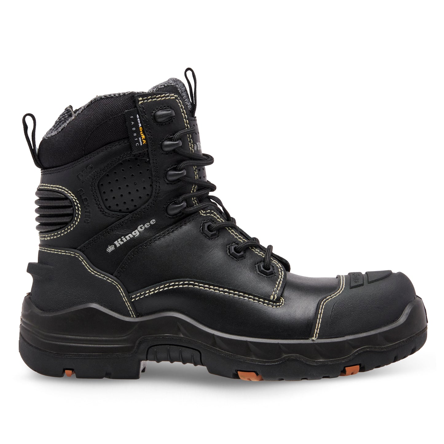 King Gee K28002 Women's ONYX 6Z Puncture-Resistant Work Boot - Black