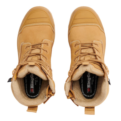 King Gee K28003 Women's ONYX 6Z Puncture-Resistant Work Boot - Wheat