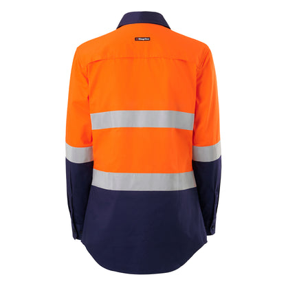 King Gee K44221 Originals Womens Vented Drill Shirt Taped