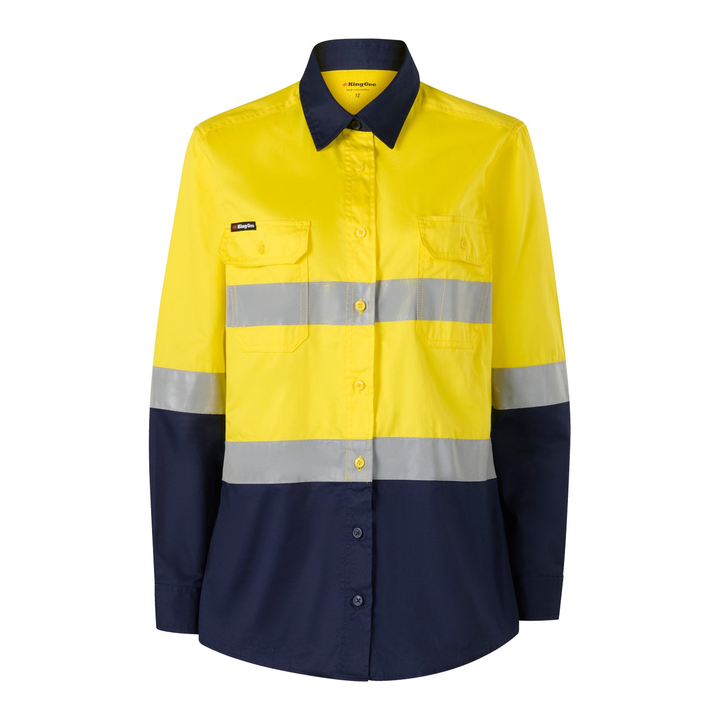 King Gee K44221 Originals Womens Vented Drill Shirt Taped