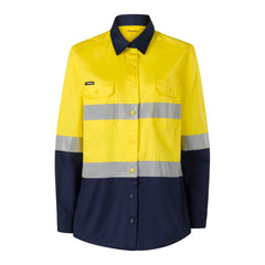 King Gee K44221 Originals Womens Vented Drill Shirt Taped