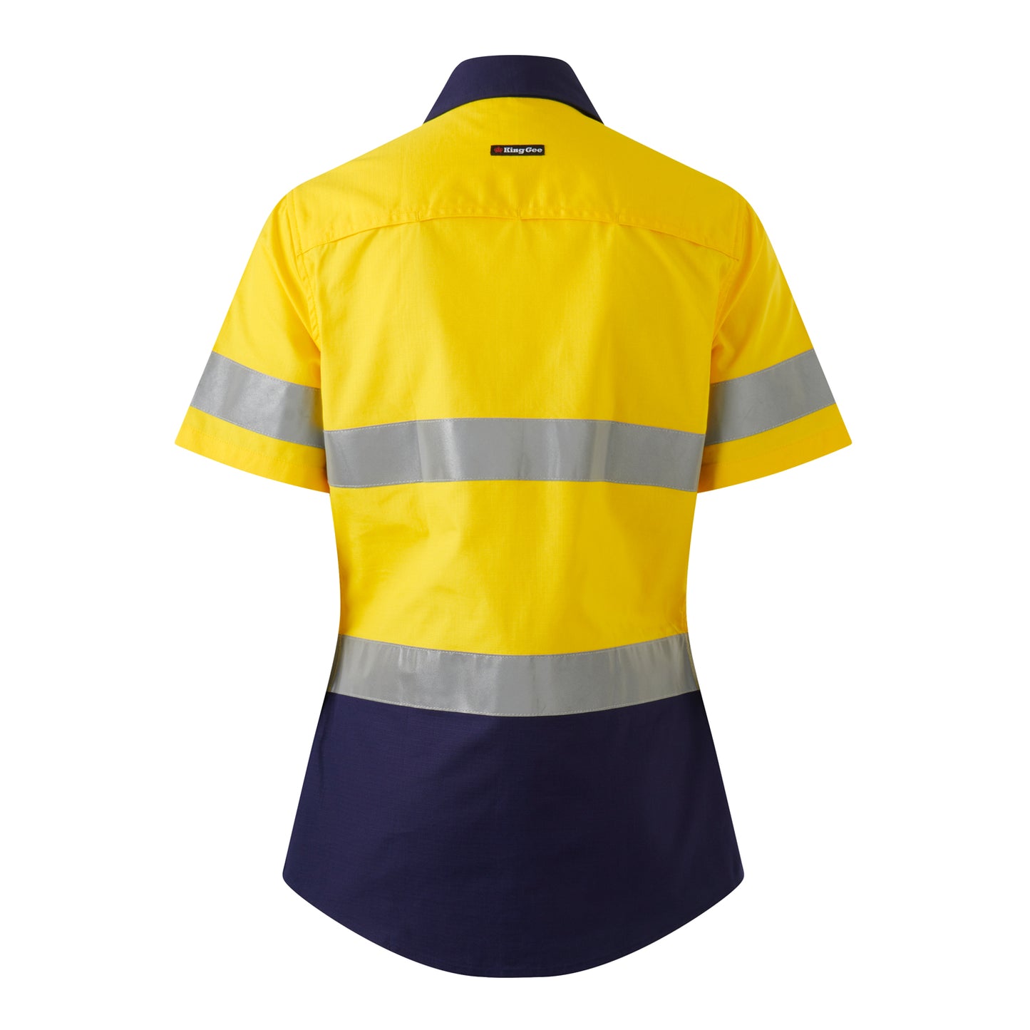 King Gee K44229 Womens Workcool Vented Reflective Short Sleeve Shirt