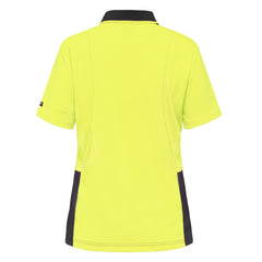King Gee K44735 Women's Workcool Hyperfreeze Hi-Vis Short Sleeve Polo Shirt