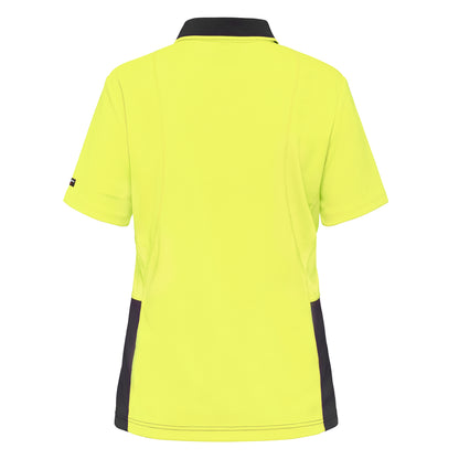King Gee K44735 Women's Workcool Hyperfreeze Hi-Vis Short Sleeve Polo Shirt