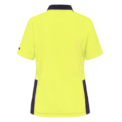 King Gee K44735 Women's Workcool Hyperfreeze Hi-Vis Short Sleeve Polo Shirt