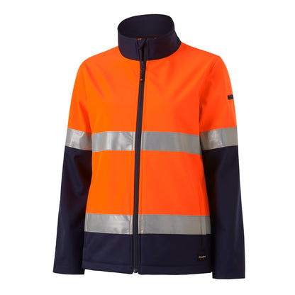 King Gee K45006 Women's Reflective Spliced Soft Shell Jacket