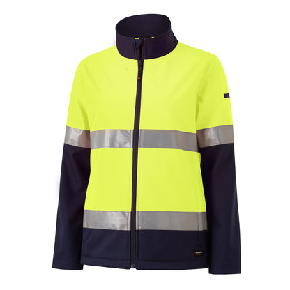 King Gee K45006 Women's Reflective Spliced Soft Shell Jacket