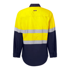 King Gee K54007 Originals Closed Front  Vented Drill Shirt Tape