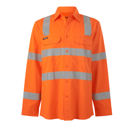 King Gee K54014 Workcool Vented Vic Rail Shirt