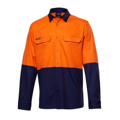King Gee K54027 Workcool Pro Hi-Vis Stretch Long Sleeve Work Shirt