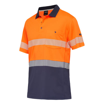 King Gee K54215 Workcool Hyperfreeze Hi-Vis Reflective Short Sleeve Polo