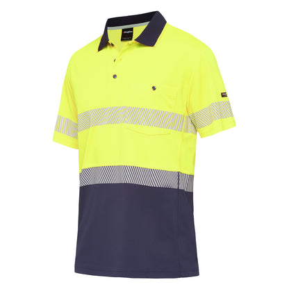 King Gee K54215 Workcool Hyperfreeze Hi-Vis Reflective Short Sleeve Polo