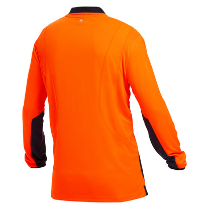 King Gee K54840 Workcool Hyperfreeze Hi-Vis Lightweight Long Sleeve Polo