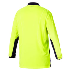 King Gee K54840 Workcool Hyperfreeze Hi-Vis Lightweight Long Sleeve Polo