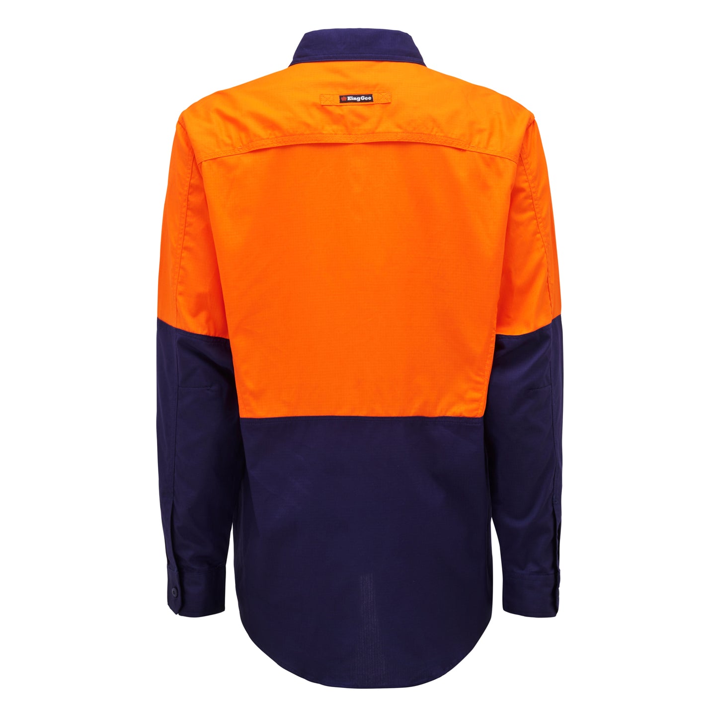 King Gee K54870 Workcool 2 Hi-Vis Two Tone Long Sleeve Drill Work Shirt