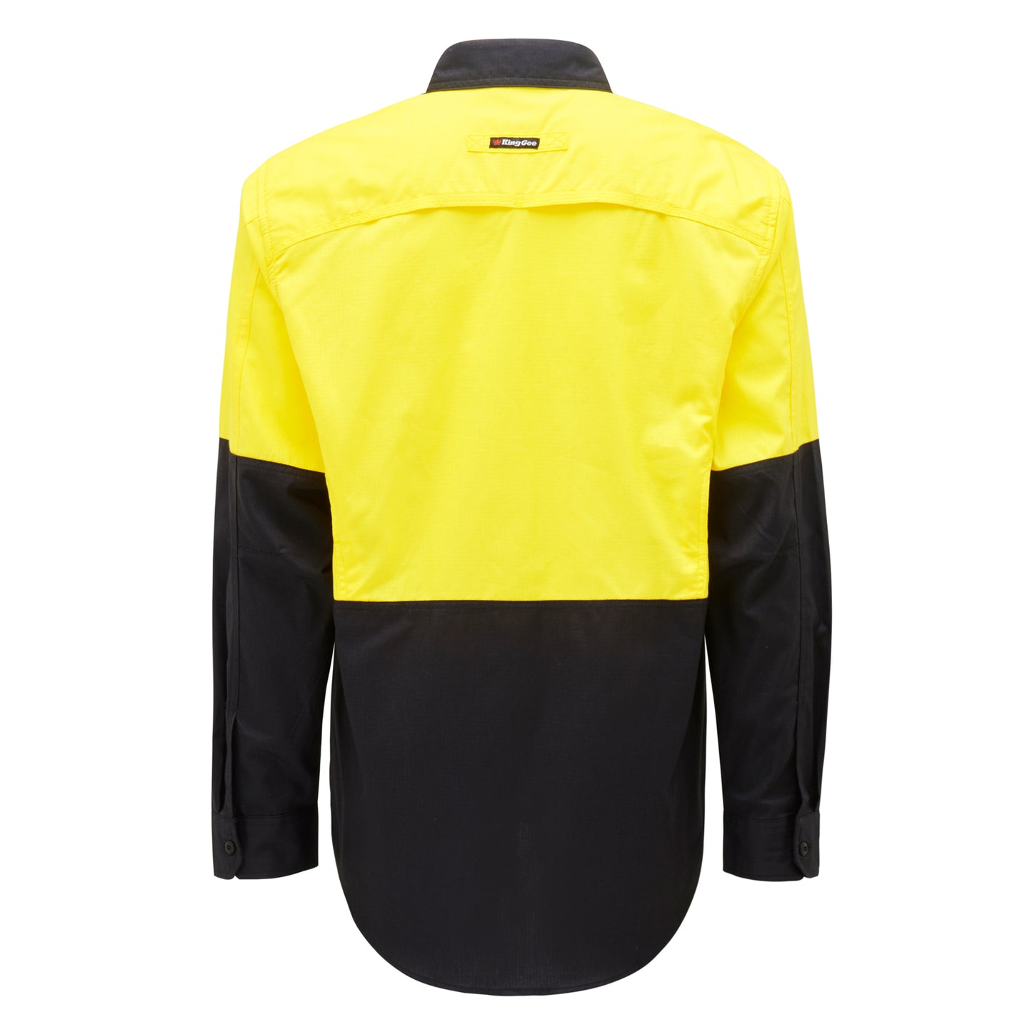 King Gee K54870 Workcool 2 Hi-Vis Two Tone Long Sleeve Drill Work Shirt
