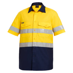 King Gee K54885 Workcool 2 Hi-Vis Reflective Short Sleeve Work Shirt