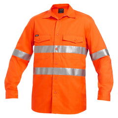 King Gee K54890 Workcool 2 Hi-Vis Reflective Long Sleeve Work Shirt