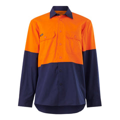 King Gee K54912 Workcool Vented Spliced Shirt Long Sleeve