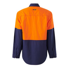 King Gee K54912 Workcool Vented Spliced Shirt Long Sleeve