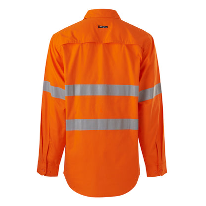 King Gee K54915 Workcool Vented  Shirt Taped Long Sleeve