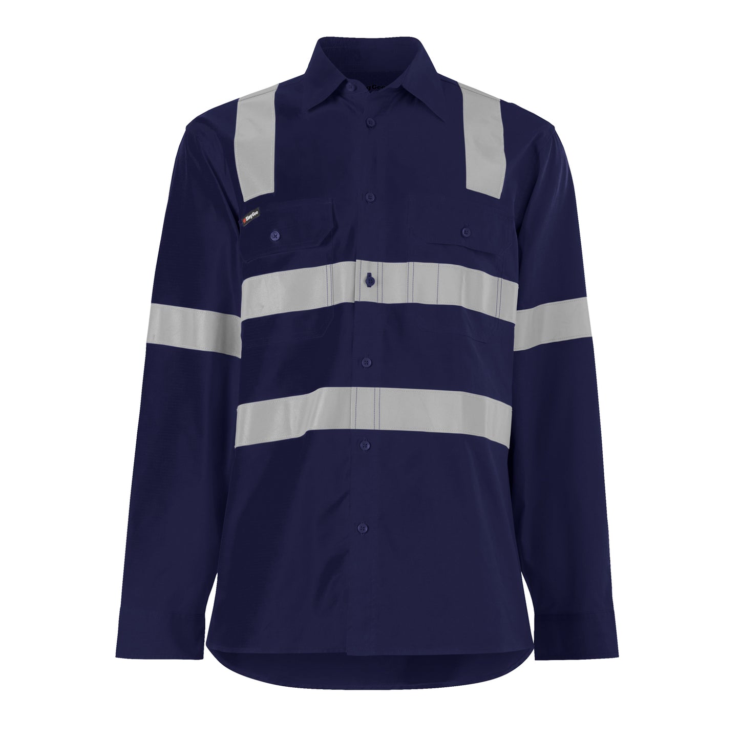 King Gee K54917 Workcool Vented X Back Shirt Long Sleeve