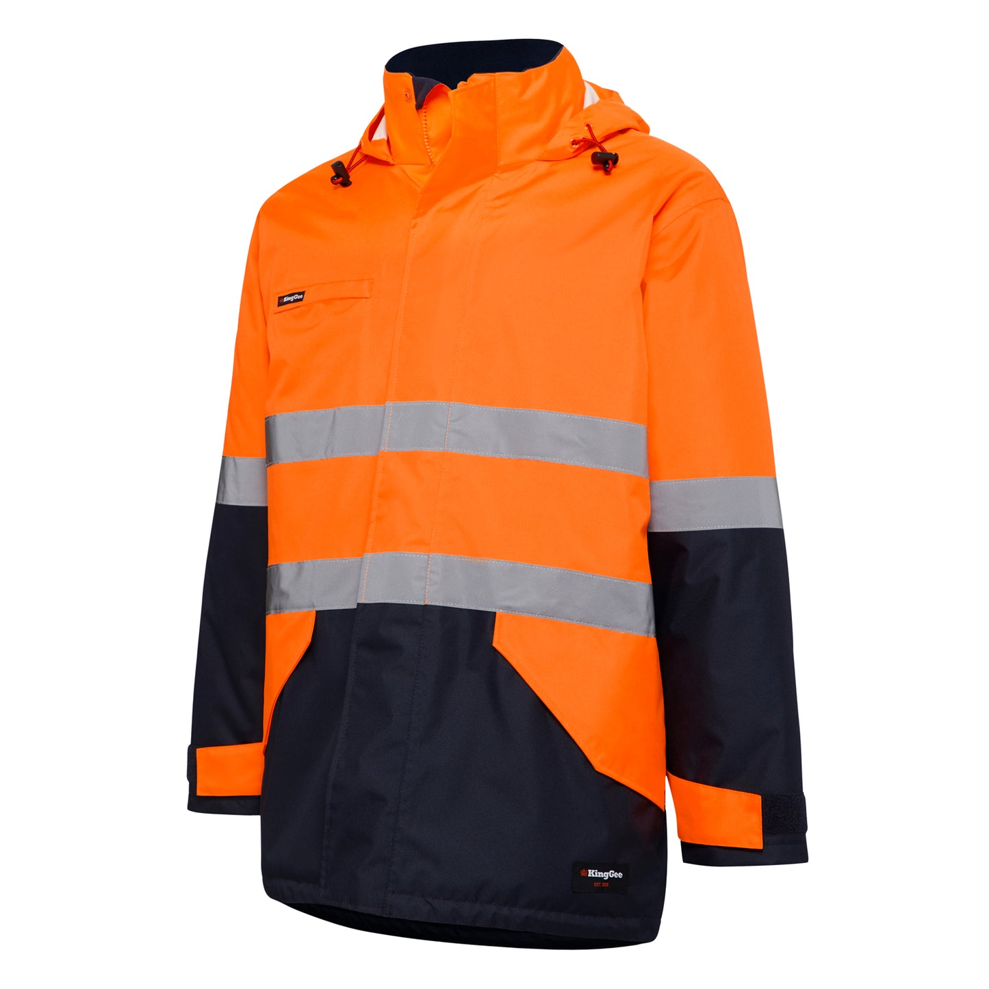 King Gee K55010 Hi-Vis Reflective Waterproof Insulated Jacket