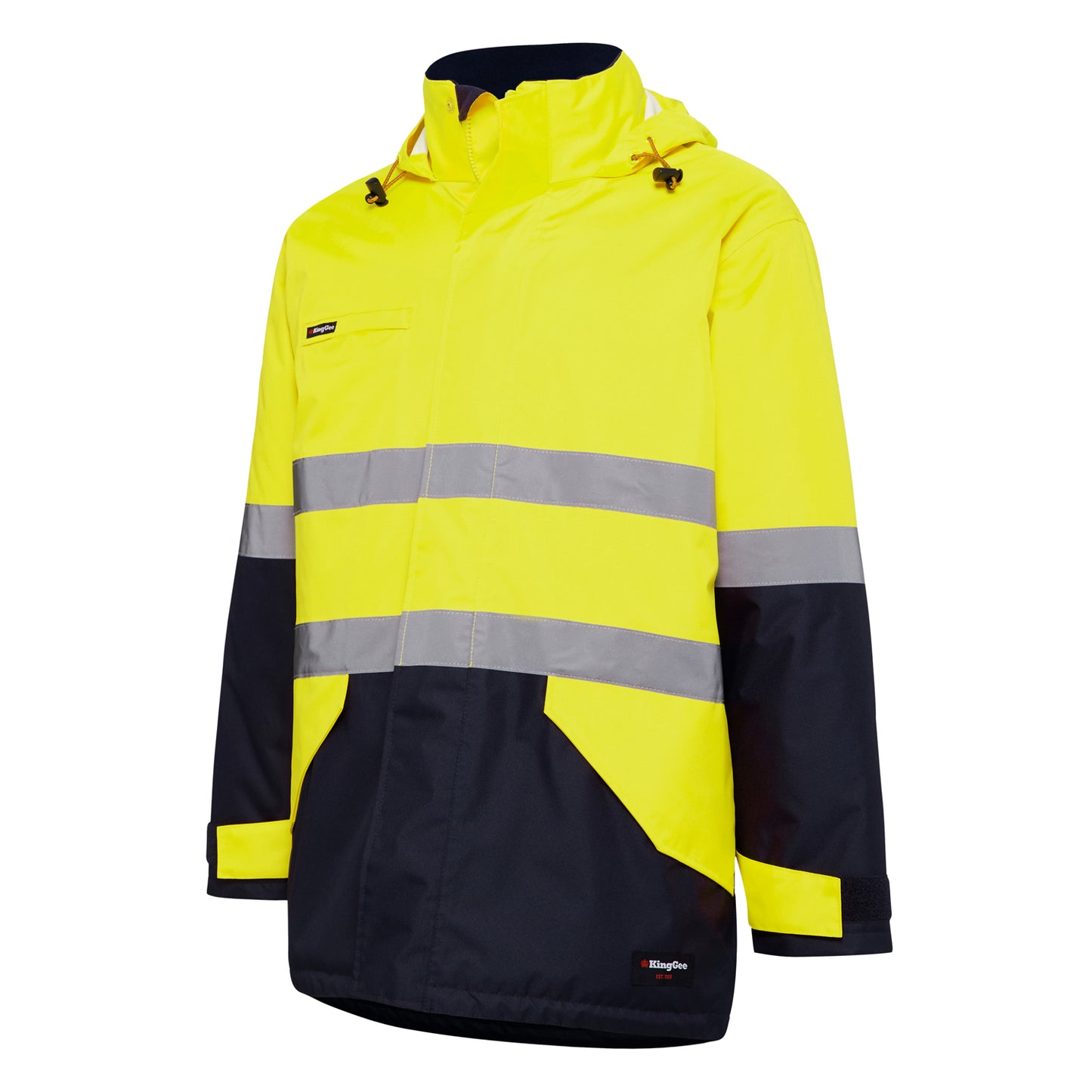 King Gee K55010 Hi-Vis Reflective Waterproof Insulated Jacket