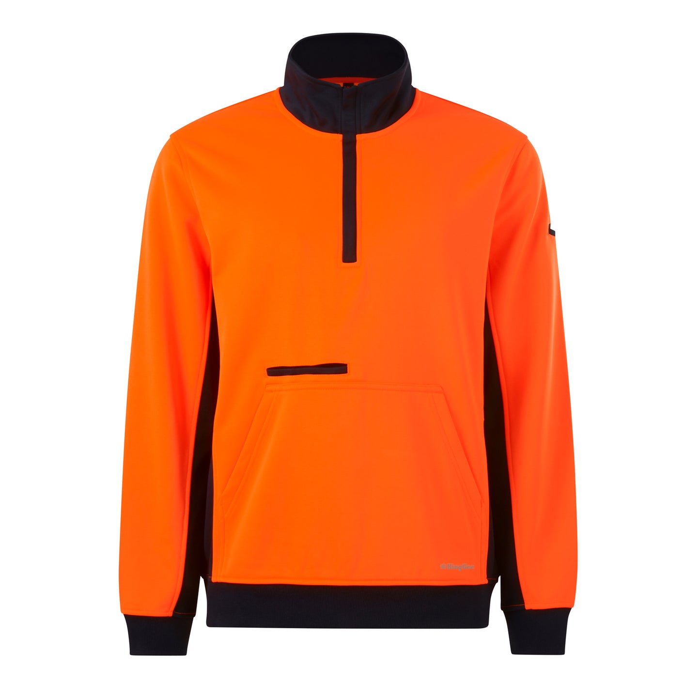 King Gee K55047 Hi Vis  Spliced 1/4 Zip Fleece