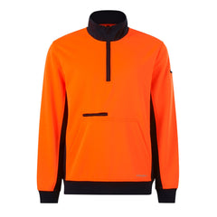 King Gee K55047 Hi Vis  Spliced 1/4 Zip Fleece