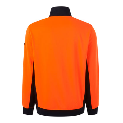 King Gee K55047 Hi Vis  Spliced 1/4 Zip Fleece