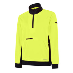 King Gee K55047 Hi Vis  Spliced 1/4 Zip Fleece