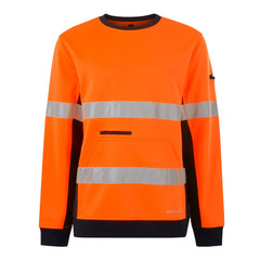 King Gee K55058 Reflective Spliced Crew Neck  Fleece