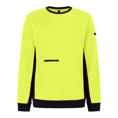 King Gee K55062 Hi Vis Spliced Crew Neck Fleece