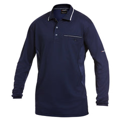 King Gee K69790 Workcool Long Sleeve Polo Shirt