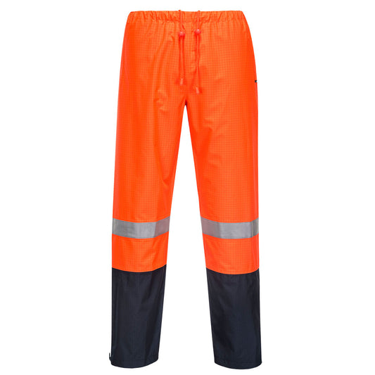 Portwest Huski FR Volt Pants in Orange/Navy