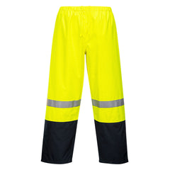 Portwest Huski FR Volt Pants in Yellow/Navy