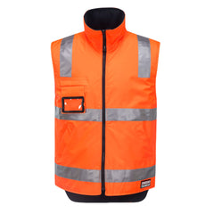 Portwest Huski Hi-Vis Reversible Vest in Orange