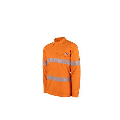 King Gee K84008 Shieldtec FR Hi-Vis Spliced Polo with FR Tape