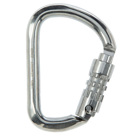LINQ Height Safety Karabiner - Triple Action Stainless Steel 27mm