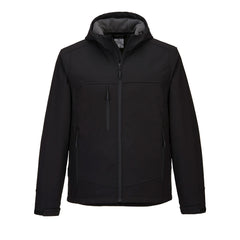 Portwest KX3 Hooded Softshell (3L) in Black
